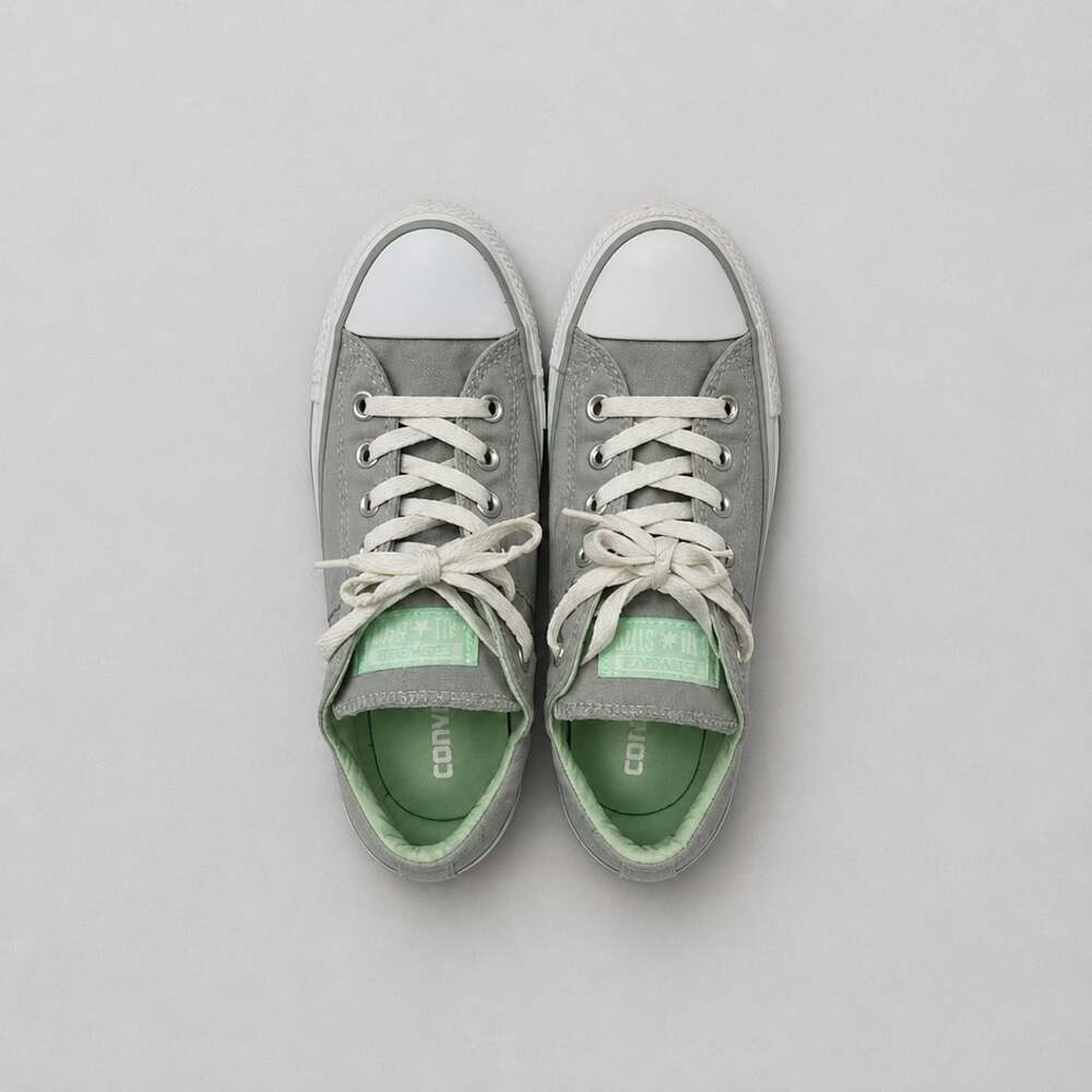 Converse Chuck Taylor All Star Madison Low Top Sneakers Grey/Mint Green